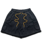 Diet Starts Monday Canvas Cargo Short - Black
