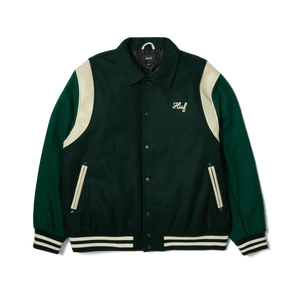 HUF Song Varsity Jacket - Hunter Green
