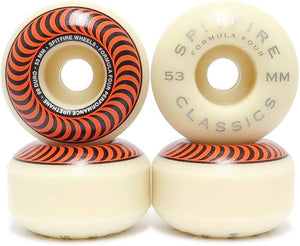 Spitfire Formula Four Classic Skateboard 53MM 99D Wheels - Set of 4