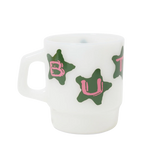 Butter Goods Stars Milk Glass - White