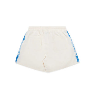 Diet Starts Monday Strokes Linen Short - Cream/Blue