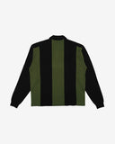 Students Gibson Knitted L/S Sweater Polo - Black