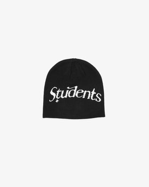 Students All-Star Jacquard Beanie – Black