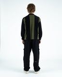 Students Gibson Knitted L/S Sweater Polo - Black