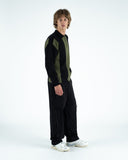 Students Gibson Knitted L/S Sweater Polo - Black