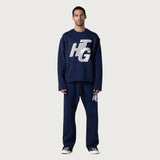 Honor the Gift Terry Htg Sweatpant D-Holiday Htg Sweats - Blue
