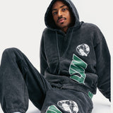 Market Tier Zero Sweatpants - Stone Washed Black