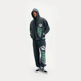 Market Tier Zero Zip Hoodie - Stone Washed Black