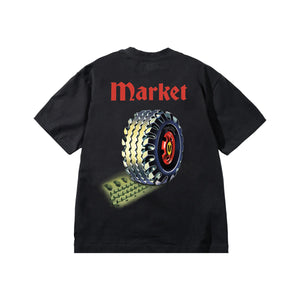Market True Tread T-Shirt – Pirate Black