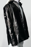 TorbaStudio Leather Racer Shirt - Black