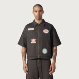 Honor The Gift Twill Full Zip Shirt - Black