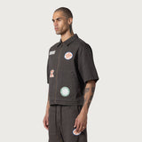 Honor The Gift Twill Full Zip Shirt - Black