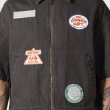 Honor The Gift Twill Full Zip Shirt - Black
