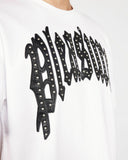 Pleasures Twitch Studded Crewneck – White