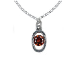 TwoJeys Icon Link Ruby Necklace – Silver