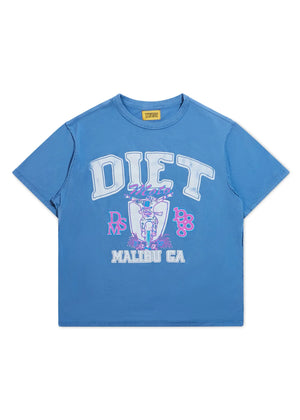Diet Starts Monday Moto Tee - Washed Blue