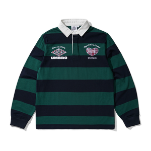 Butter Goods X Umbro Victory Rugby Polo - Navy Forest