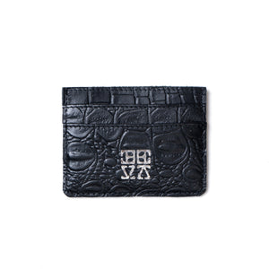Deva States SS25 Leather Card Holder - Black