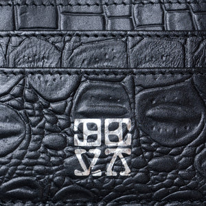 Deva States SS25 Leather Card Holder - Black