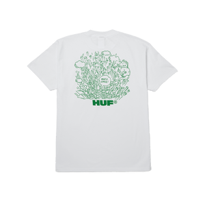 HUF What A Jungle Short Sleeve Tee – White