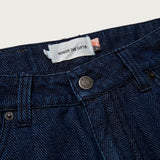 Honor the Gift A-Spring Womens Herringbone Wide Leg Pant - Blue