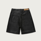 Honor the Gift A-Spring Vegan Leather Short - Black
