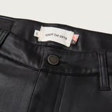 Honor the Gift A-Spring Vegan Leather Short - Black