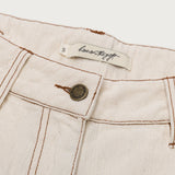 Honor The Gift Tailored Curved Pant - Cream