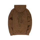Carrots Wordmark Hooded Sweatshirt - Brown