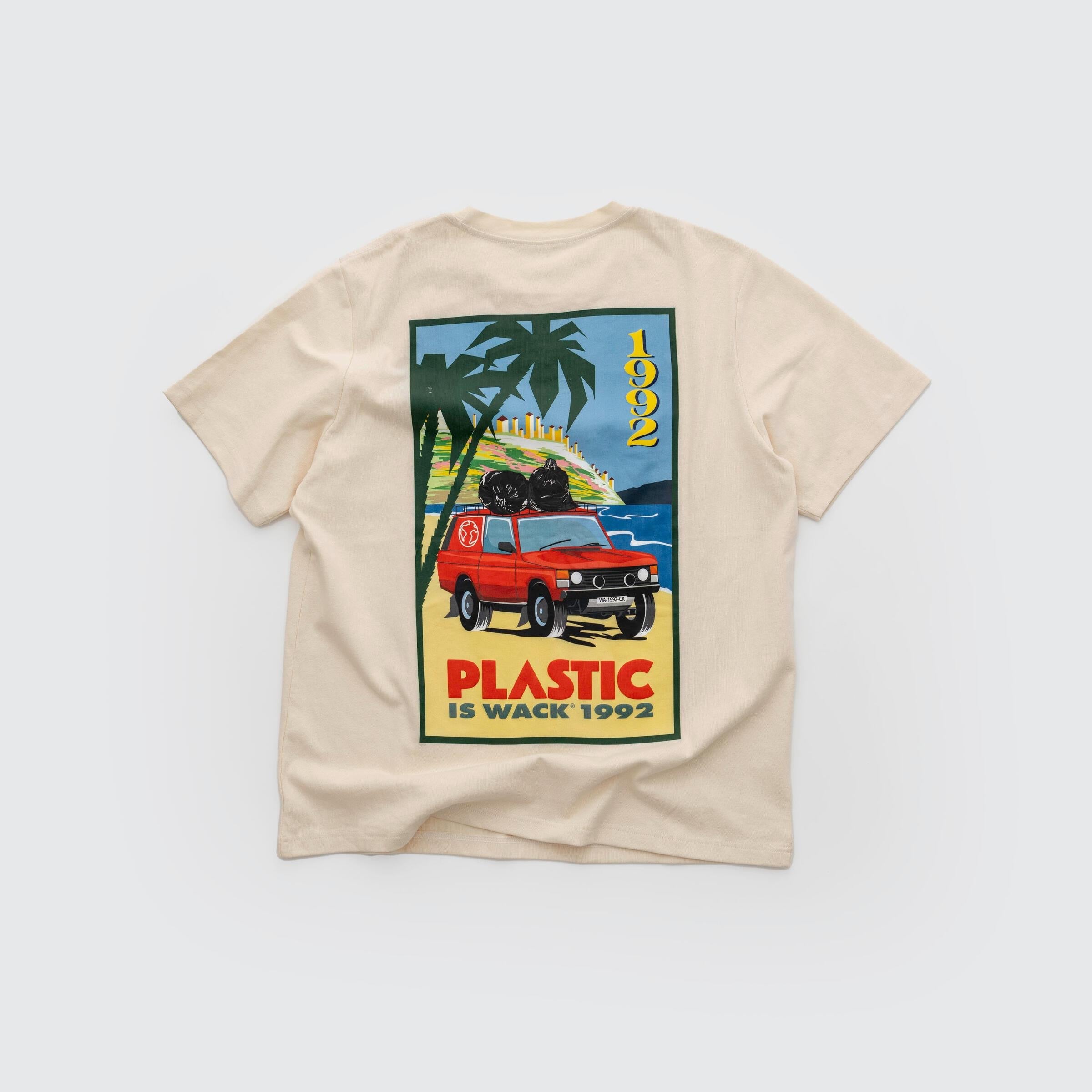 Plastic is Wack Pick Up T-shirt - Cream