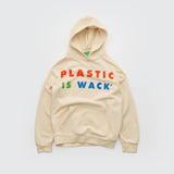 Plastic is Wack Campaign Hoody - Cream