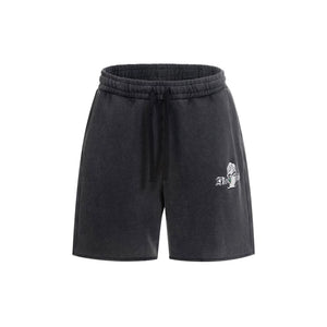 No Bad Vibez Just Washed 2 Shorts - Black Washed