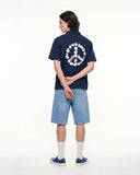 We Are Not Friends Peace Overshirt - Navy