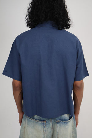 Vega Breeze Button up Shirt - Navy