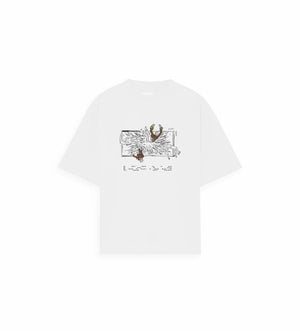 Lost Days Collapsing T-shirt - White