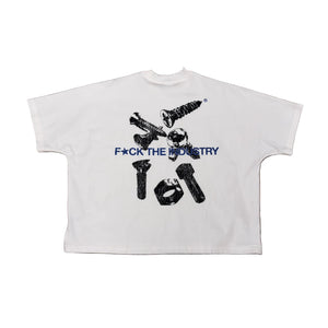 Ego System V8.0 F*ck Tee - White