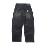 Butter Goods Wide Cut Denim Jeans – Streaky Black Wash