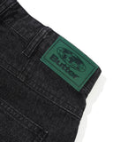 Butter Goods Wide Cut Denim Jeans – Streaky Black Wash