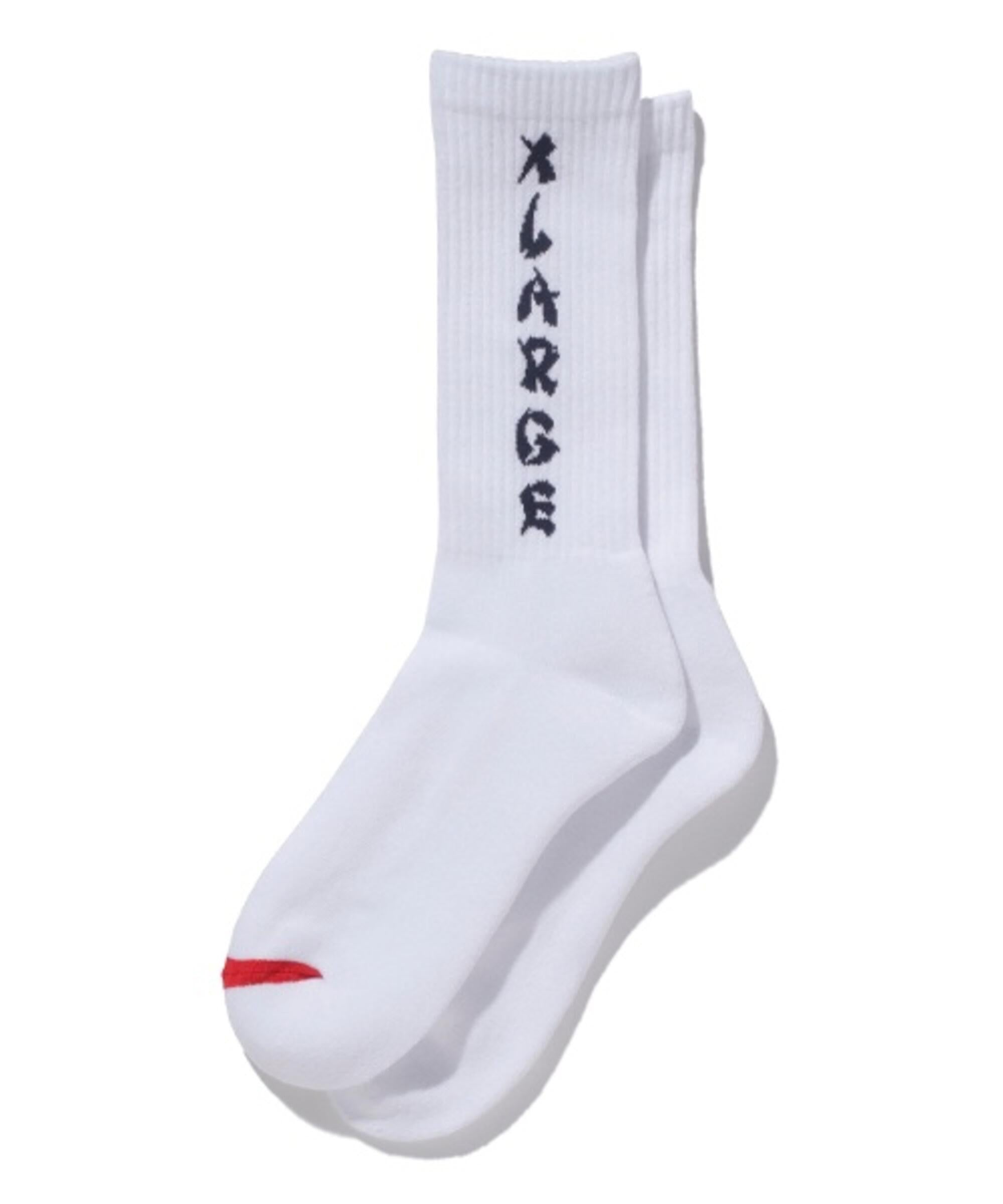 XLarge Kung Fu Logo Socks - White
