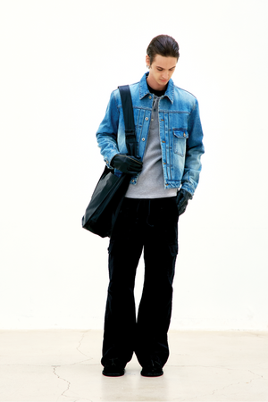 Coor Type 1 Washed Denim Trucker Jacket - Washed Indigo