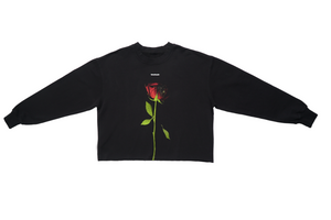 TorbaStudio Aged Rose Sweatshirt - Black
