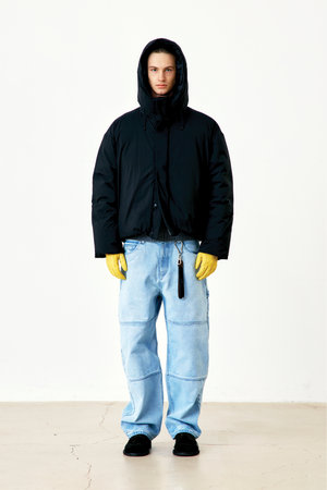 Coor Water Repellent Goose-Down Jumper – Black