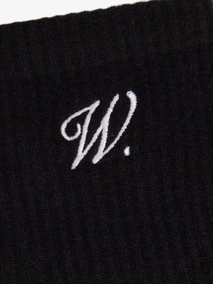 Walk in Paris Crest Socks – Noir