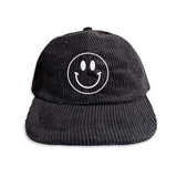 Market Smiley Devil Corduroy Dad Hat - Black