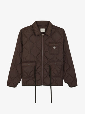 Walk in Paris The Quilted Jacket – Brown