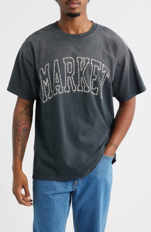 Market Vintage Arc T-Shirt – Pirate Black