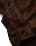 Individualist Paneled Corduroy Big Boy Shorts – Chocolate