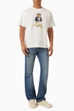 Market Bear Hitting The Slopes T-Shirt - White