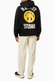 Market Smiley Upside Down Lockup Hoodie – Jet Black