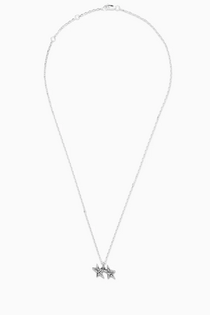 TwoJeys Signature Stars Necklace – Silver